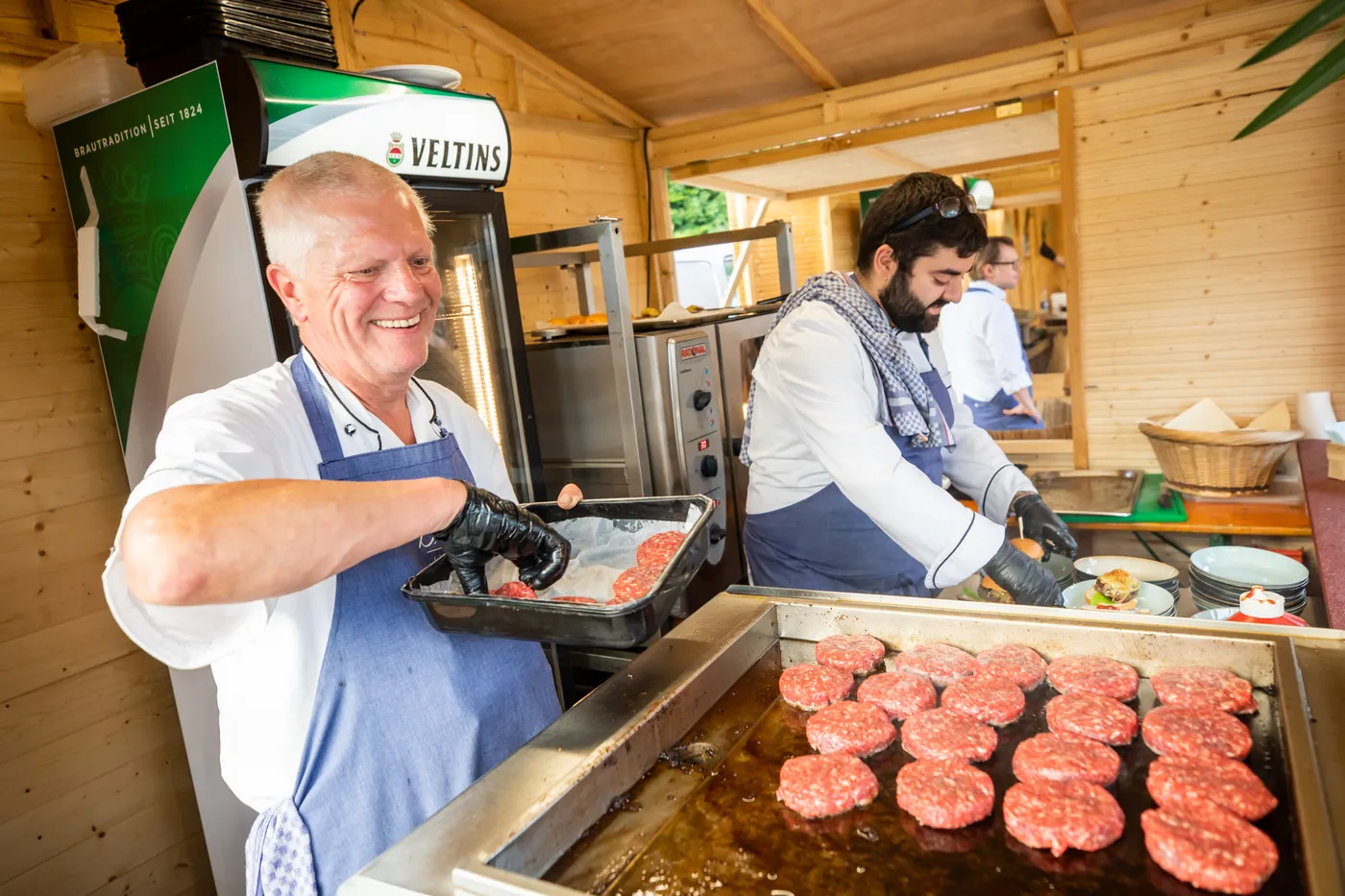 Live-Cooking am Grill
