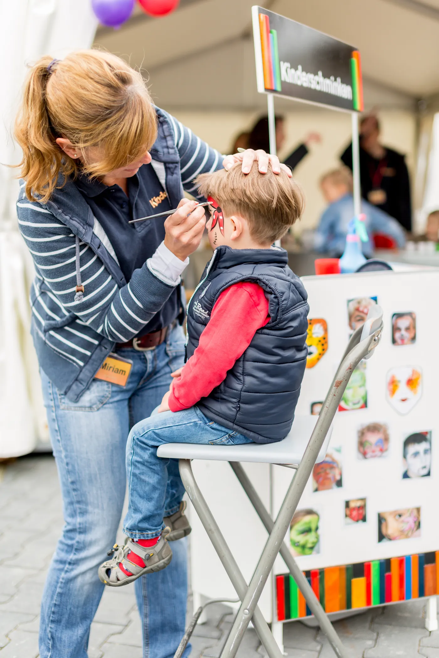 Kinderprogramm mit Kinderschminken